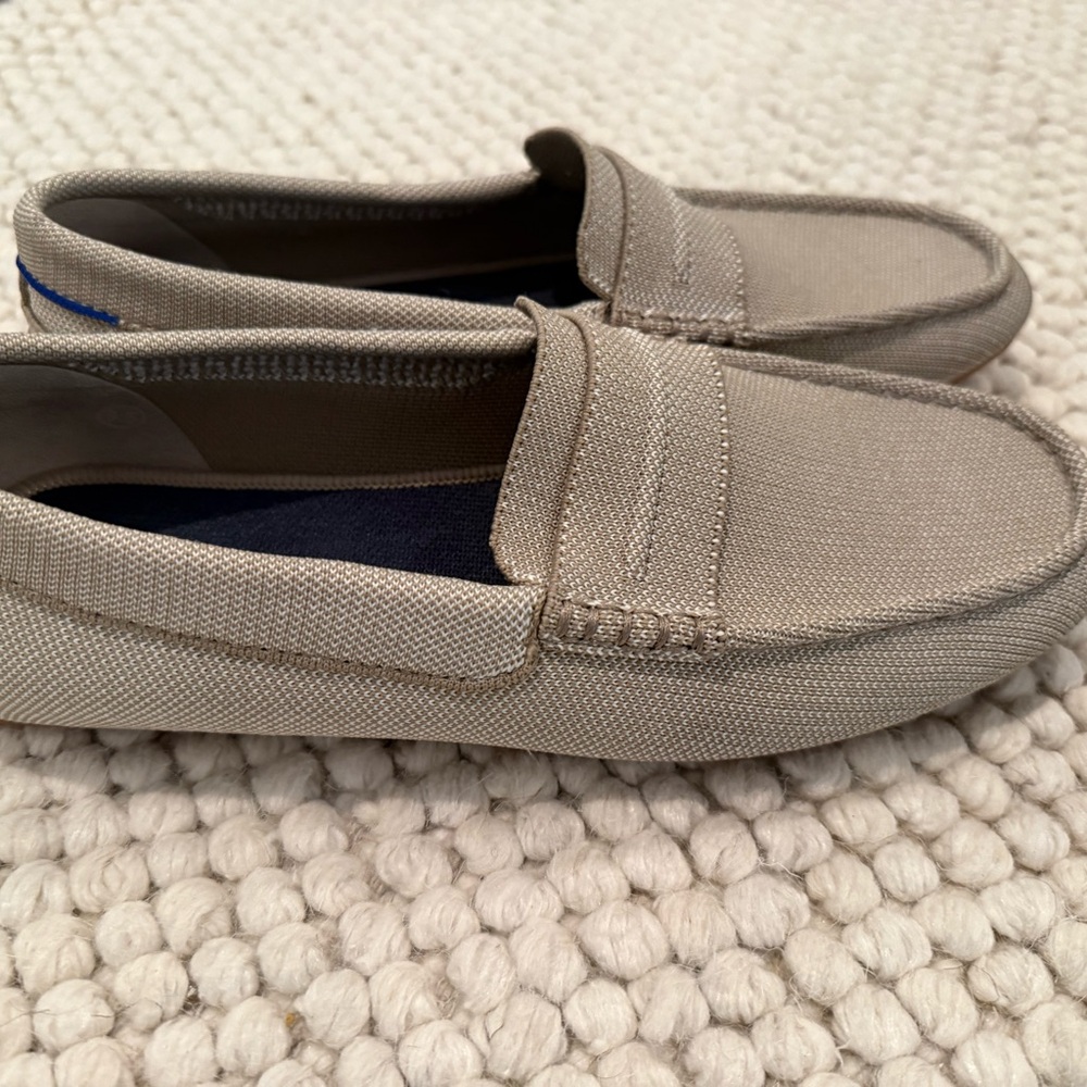 Rothy's Men's Slip-On Loafers in Light Taupe